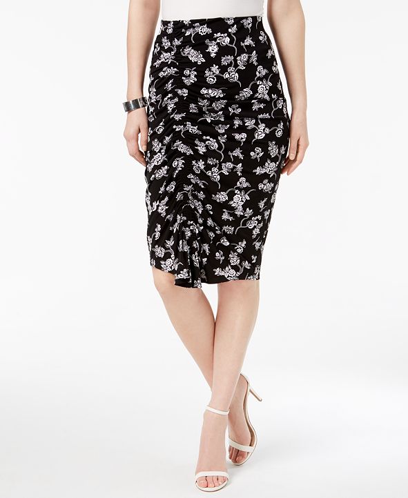 Vince Camuto Ruched Pencil Skirt & Reviews - Skirts - Women - Macy's
