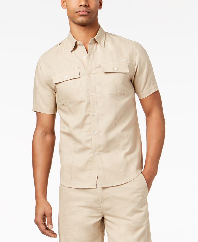 sean john men's button down shirts