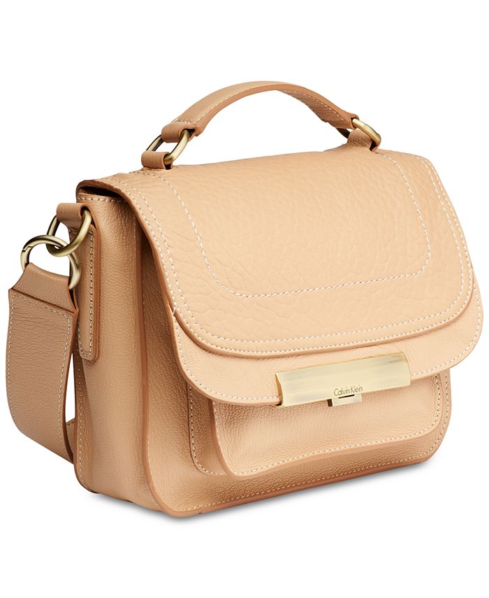 Calvin Klein Wendy Leather TopHandle Crossbody Macy's