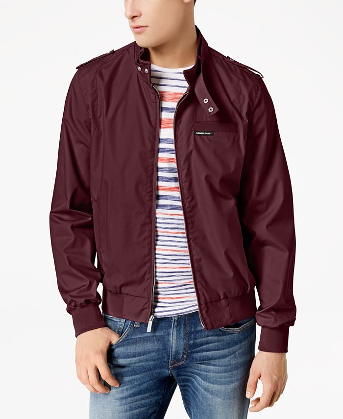 Members Only Member's Only Men's Iconic Racer Lightweight Jacket ...