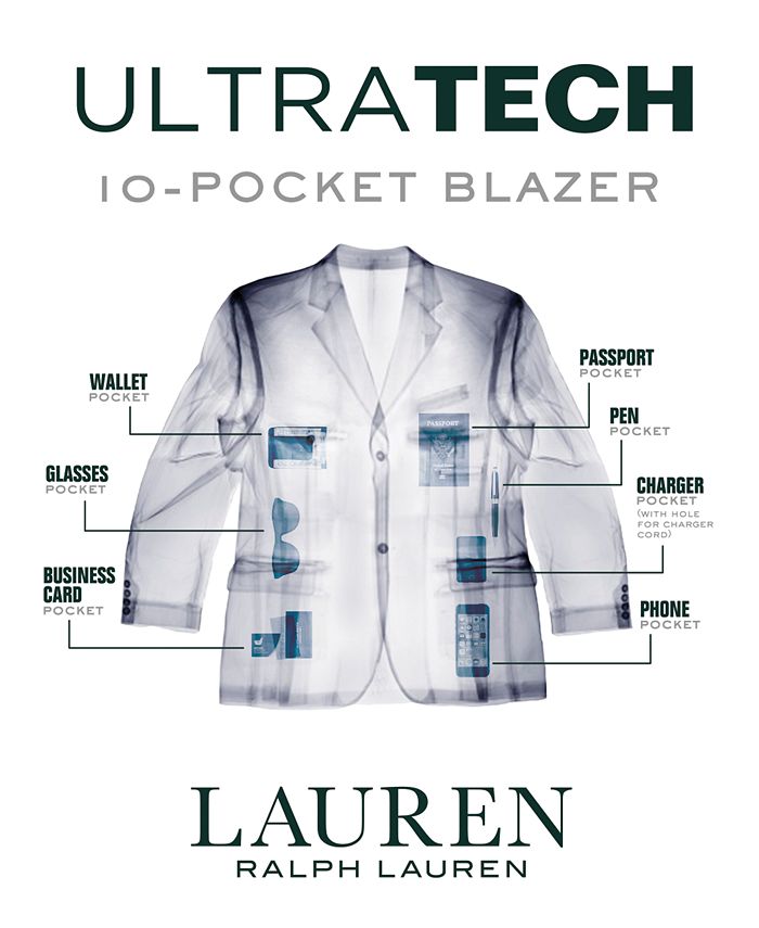 Ralph lauren 10 pocket top blazer