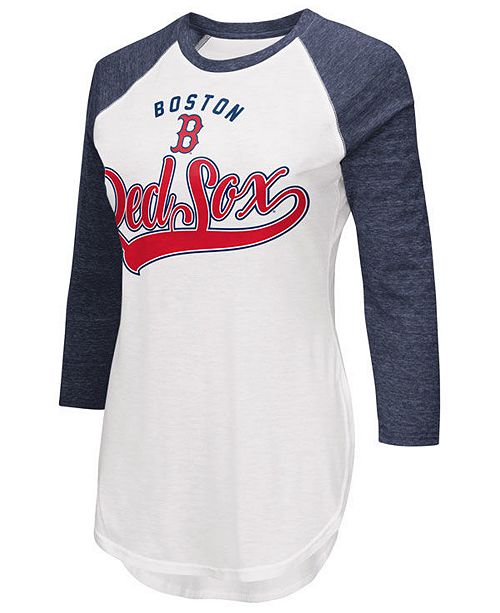 G Iii Sports Women S Boston Red Sox Tailgate Raglan T Shirt