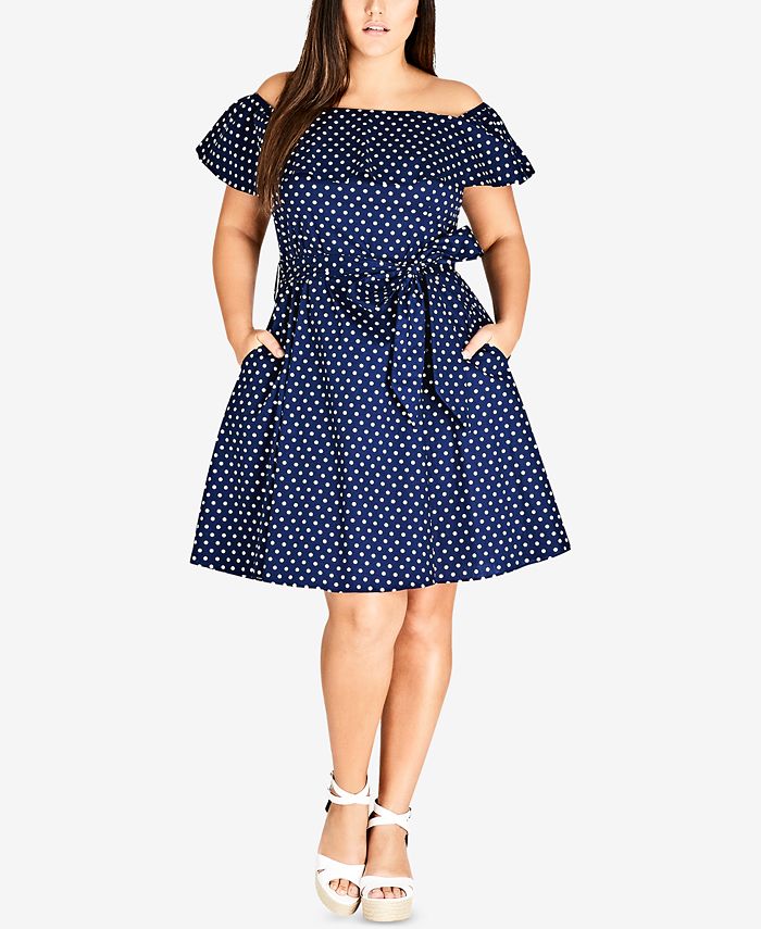 City chic one shoulder dress discount