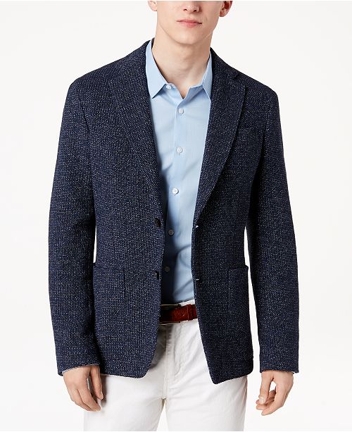 Michael Kors Men S Open Knit Blazer Reviews Blazers Sport