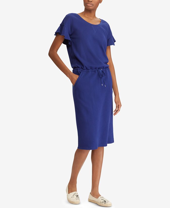 Lauren Ralph Lauren French Terry Cotton Dress Macy's
