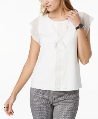 Tommy Hilfiger - Flutter-Sleeve Top