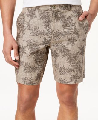 macys linen shorts