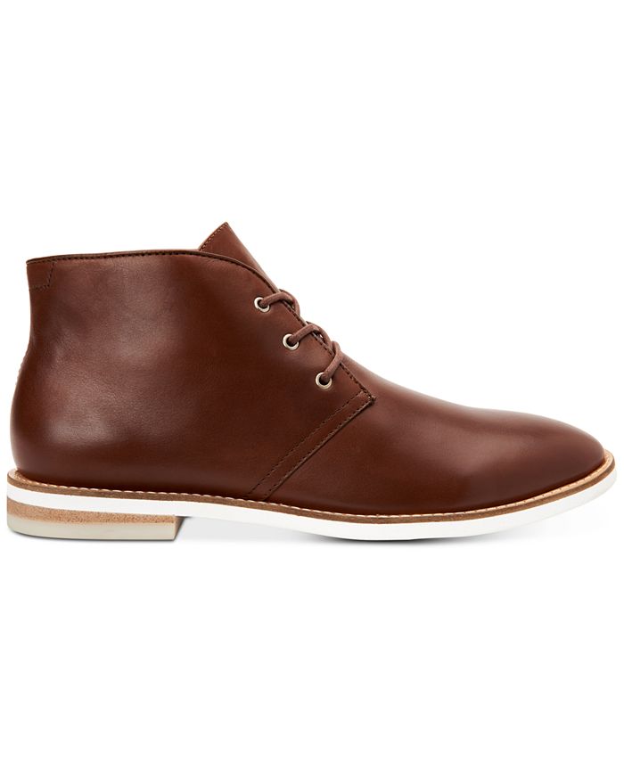 Calvin Klein Men's Albe Nappa Leather Chukka Boots Macy's