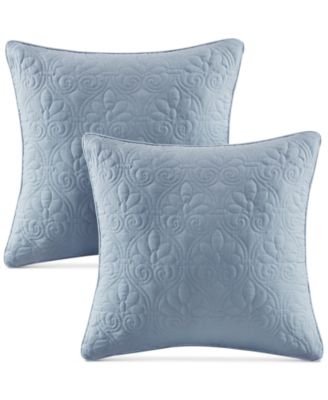 Madison Park - Quebec 20" x 20" Quilted Decorative Pillow 2-Pack