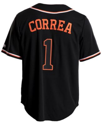 Men's Majestic Carlos Correa White Houston Astros Official Cool Base Player  Jersey