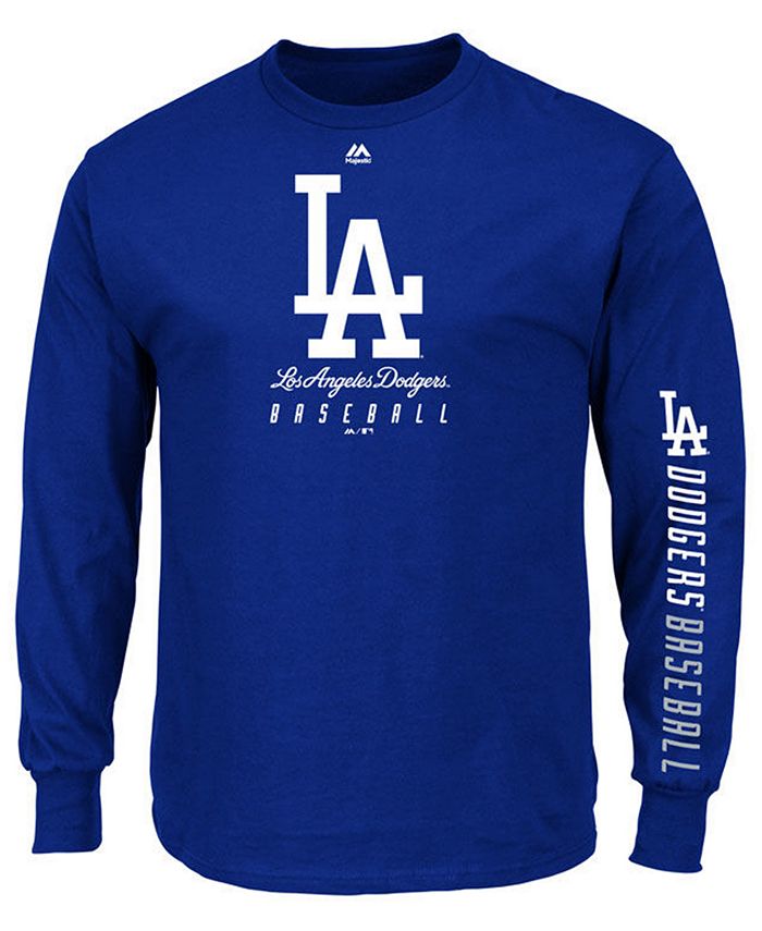 Majestic Men's Los Angeles Dodgers Game Supreme Long Sleeve T-Shirt - Macy's