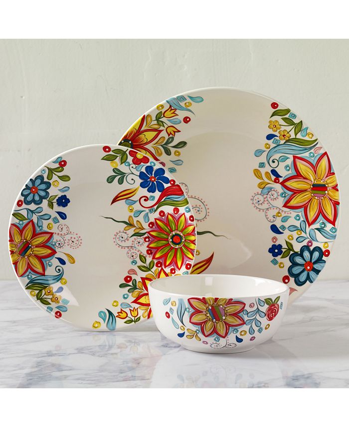 Tabletops Unlimited CLOSEOUT! Lydia 12Pc. Dinnerware Set Macy's