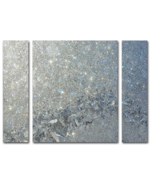 Trademark Global Kurt Shaffer 'frost Pattern Sun Stars' Multi Panel Art Set Large In No Color