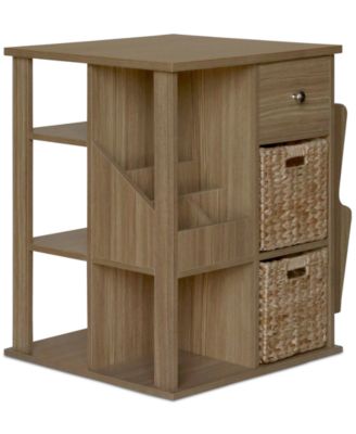 Gallerie Décor - Revolving Multi Function End Table, Quick Ship