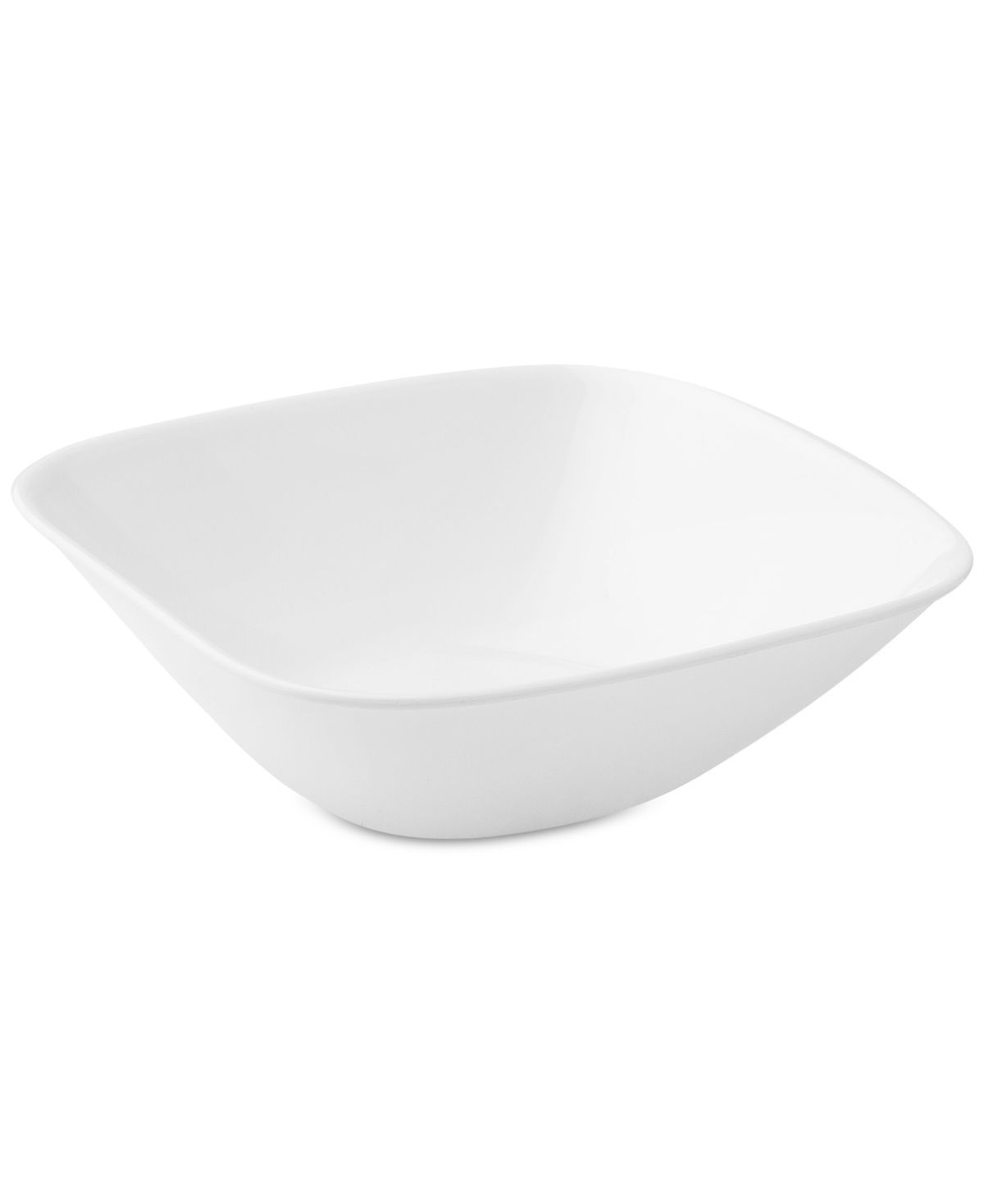 Square Pure White Bowl - White