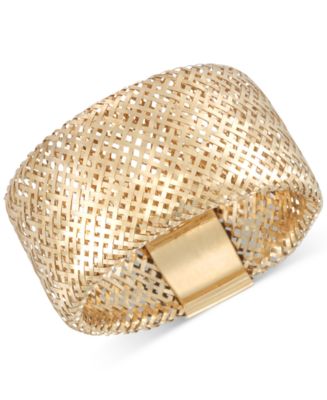 Mesh Ring Size - 10 / Gold