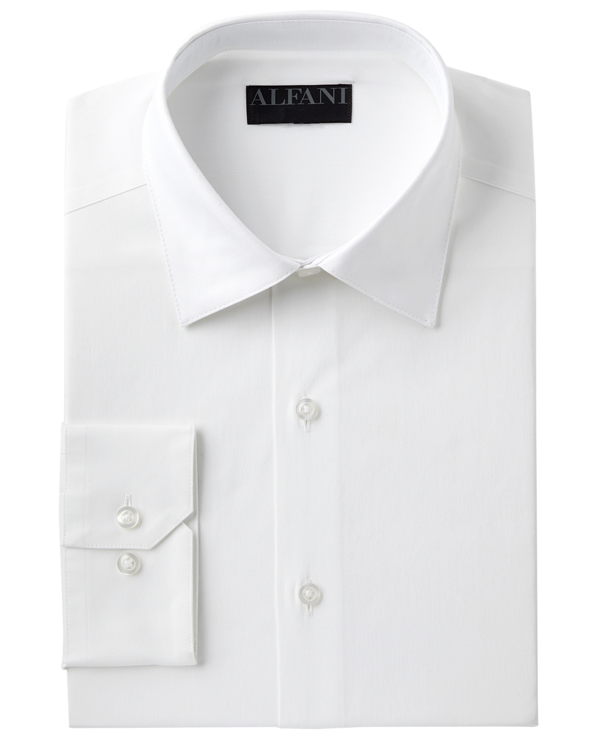 Alfani Men s Slim Fit 2 Way Stretch Performance Solid Dress Shirt Created for Macy s Smart Closet