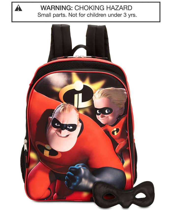 Disney Incredibles Backpack Mask Little Big Boys Macy s