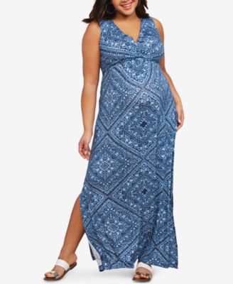Motherhood Maternity - Maternity Plus Size Maxi Dress