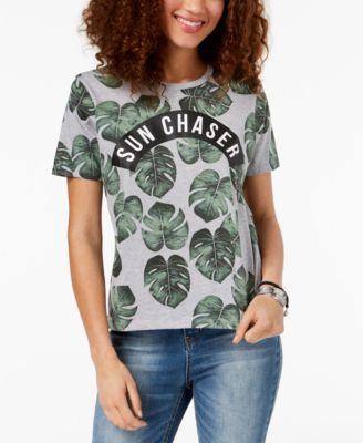 Mighty Fine - Juniors' Sun Chaser Graphic-Print T-Shirt