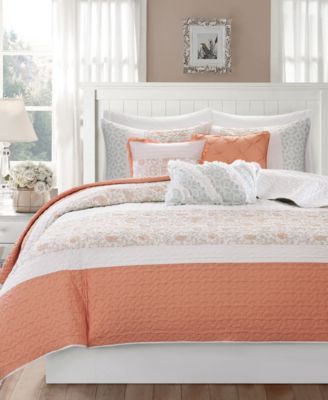 Dawn Soft Cotton Percale 6-Pc. Quilt Set, Full/Queen