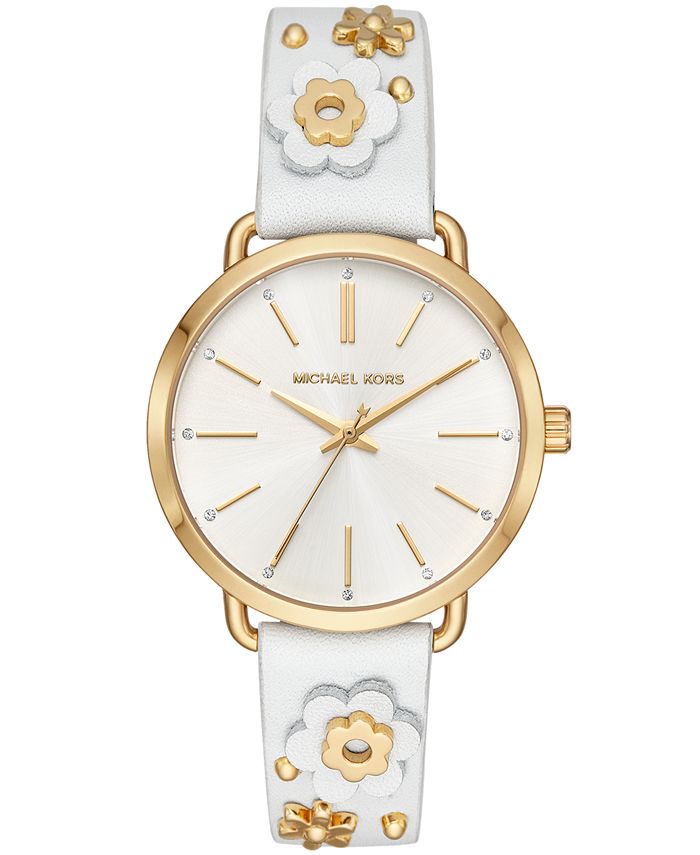 Michael kors sale white watch band