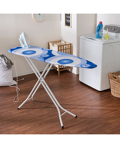 Honey Can Do Steel Adjustable Ironing Board with Four Legs Cleaning