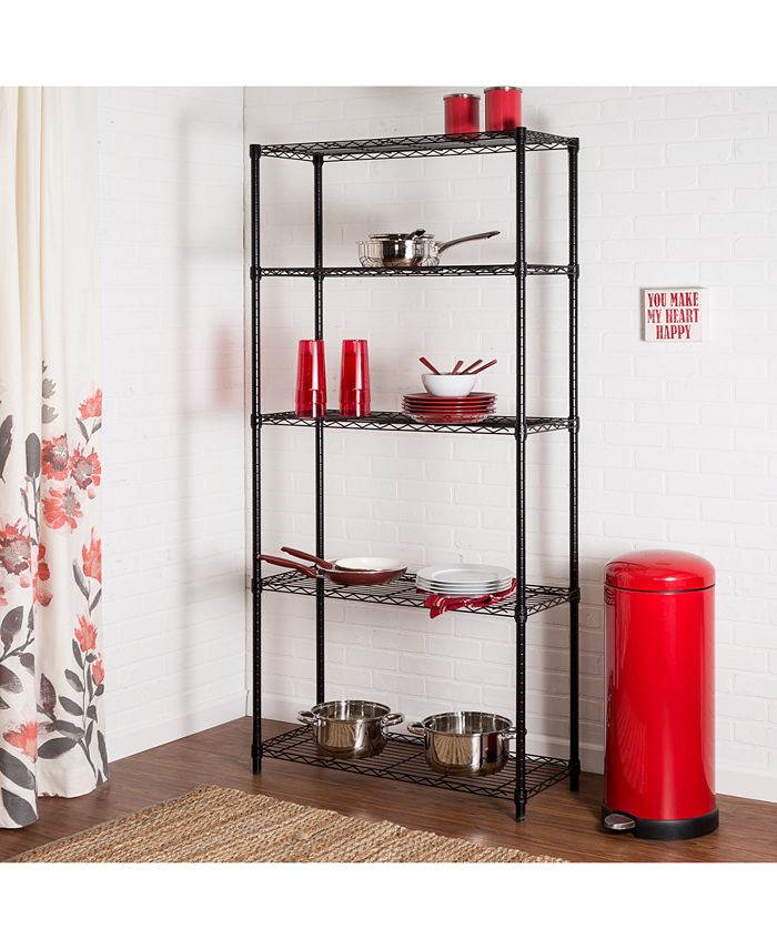 Honey Can Do 5Tier Heavy Duty Steel Shelving Unit Macy's
