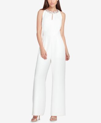 tahari crepe jumpsuit