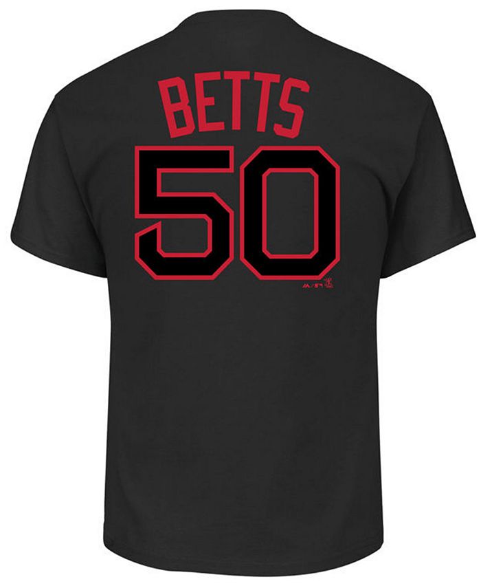 Majestic Men's Mookie Betts Boston Red Sox Official Player T-Shirt - Macy's