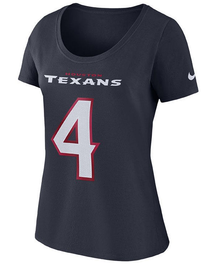 Nike Women's DeShaun Watson Houston Texans Player Pride 3.0 T-Shirt ...