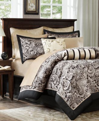 Adeline 12-Pc. Comforter Set, Full