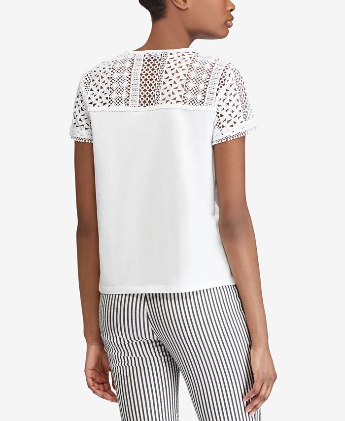Lauren Ralph Lauren Petite T-Shirt - Macy's