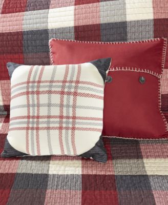 Ridge Herringbone 6-Pc. Quilt Set, Full/Queen