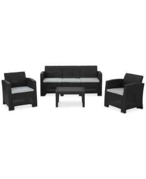 NOBLE HOUSE WELLINGTON 4-PC. OUTDOOR CHAT SET