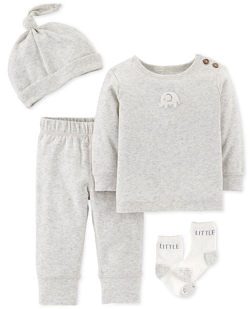 Carter's Baby Boys or Girls 4Pc. Cotton TakeMeHome Set & Reviews