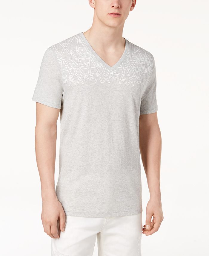 AX Armani Exchange Men's VNeck Logo TShirt Macy's