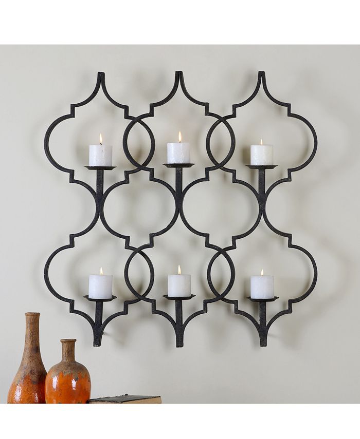 Uttermost Zakaria Metal Candle Wall Sconce Macy's