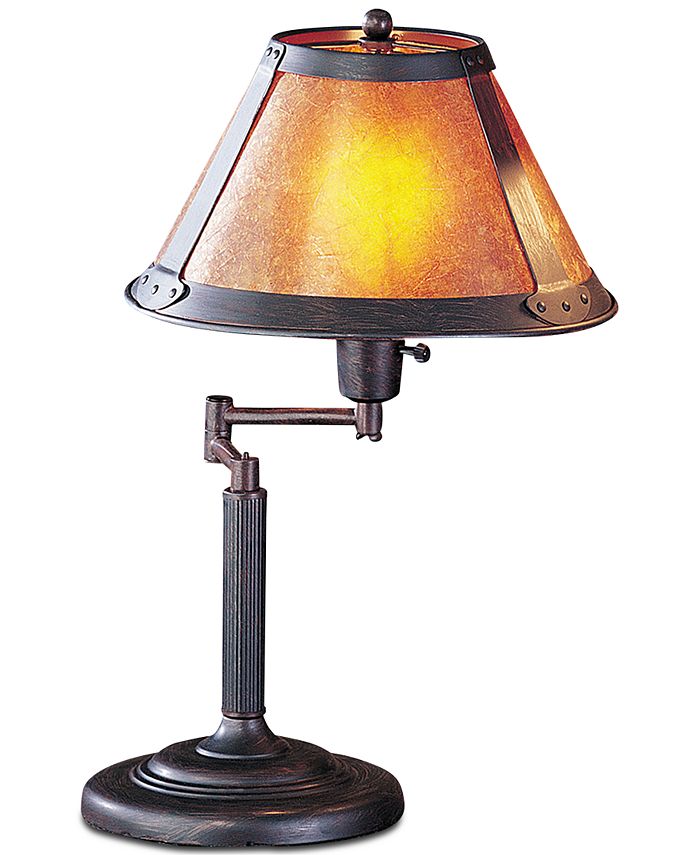 Cal Lighting - 60W Swing Arm Mica Desk Lamp