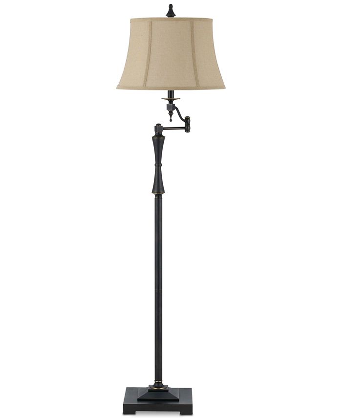 Cal Lighting - 150W 3-Way Madison Swing Arm Floor Lamp