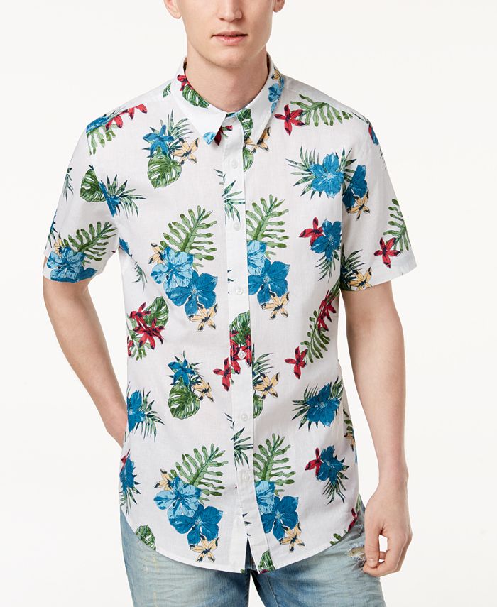 American Rag Men's Tropical Linen Shirt, Created for Macy's - Macy's