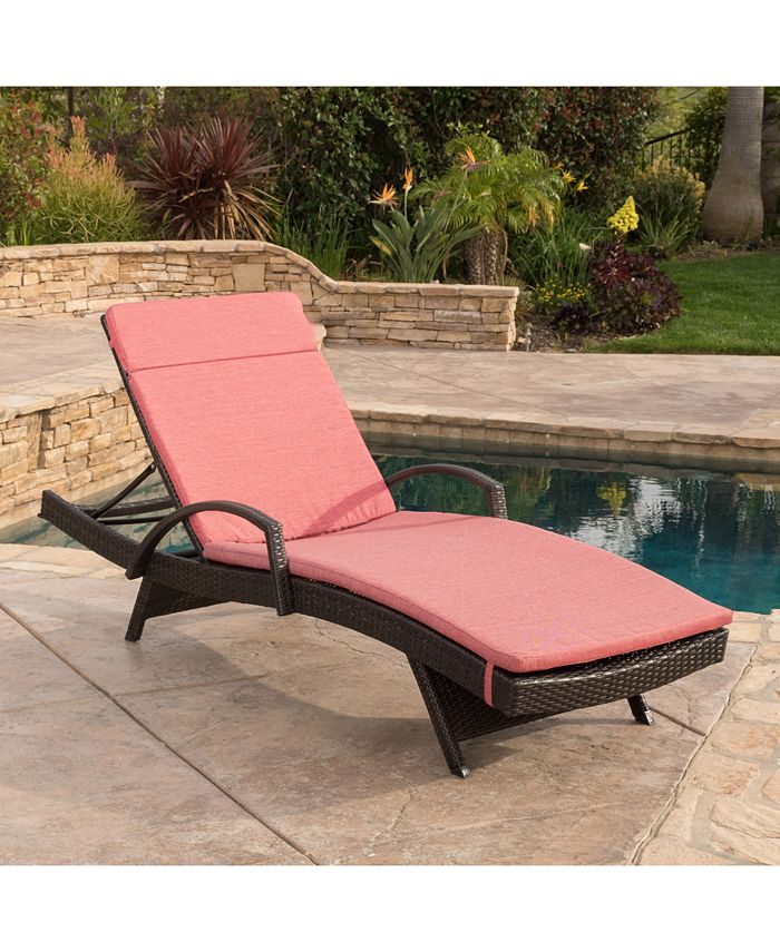 Noble House Maui Outdoor Chaise Lounge Macy's