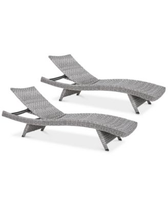 Trevor Outdoor Chaise Lounge (Set Of 2)