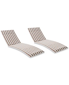 Brayden Outdoor Chaise Lounge Cushion (Set Of 2)