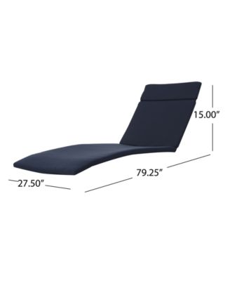 Abigail Outdoor Chaise Lounge Cushion