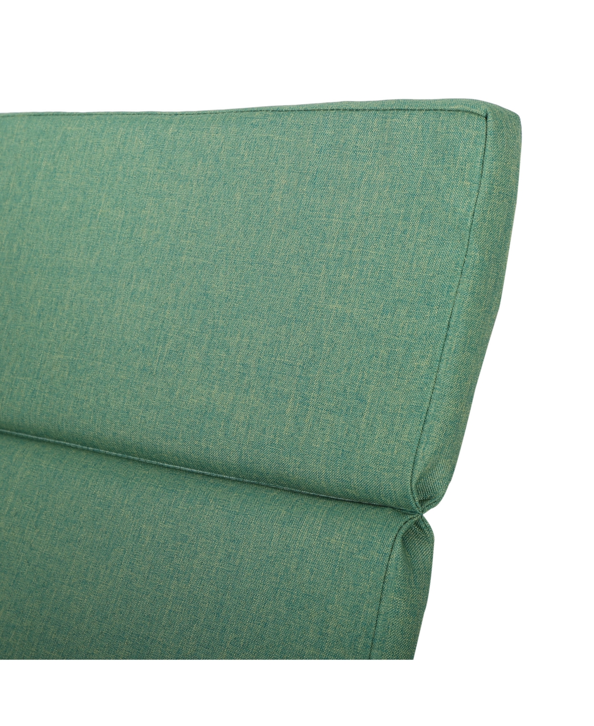 Shop Noble House Thome Outdoor Chaise Lounge Cushion In Green,white Stripe