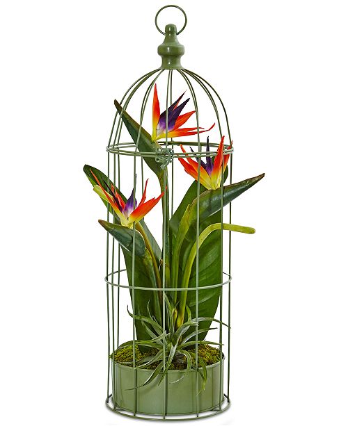 Nearly Natural Tropical Birds Of Paradise Artificial Arrangement