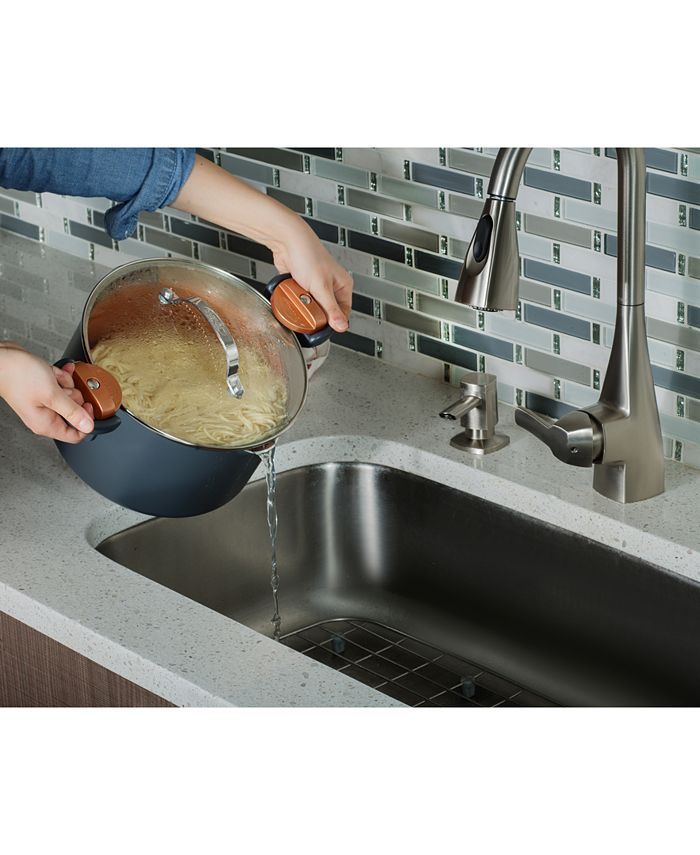 Gotham Steel 4Qt. Pasta Pot & Locking Lid Macy's