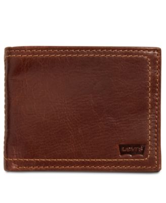 Levi's - Men's RFID Leather Traveler Wallet