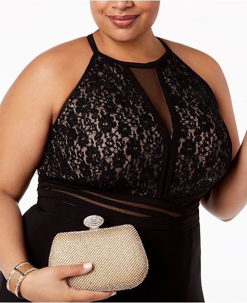 Morgan Company Trendy Plus Size Open Back Gown Reviews